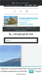 Mobile Screenshot of casadamare.com